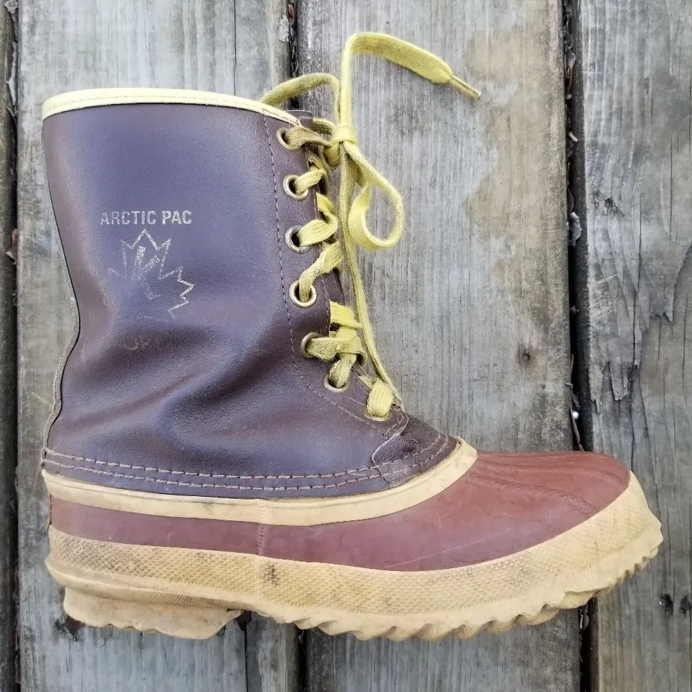 Sorel Arctic‎ Pac Leather Duck Snow Winter Boots 5